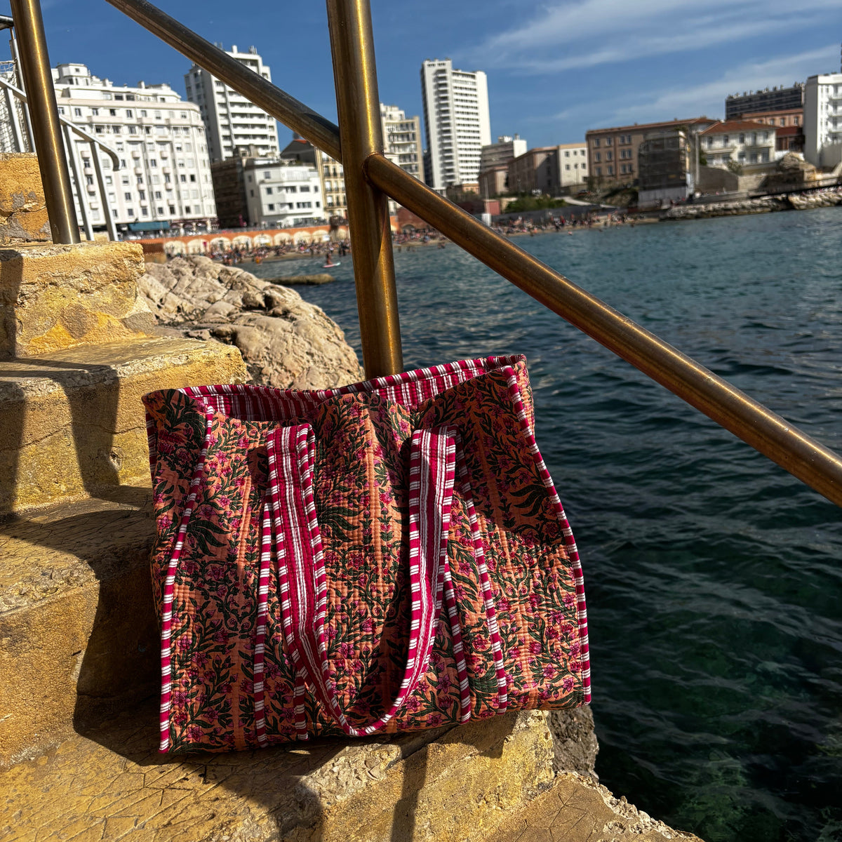Cabas Fany – Rose Indien