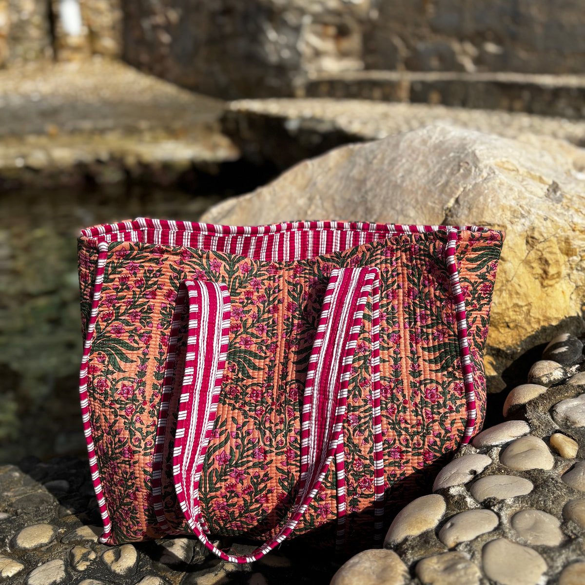 Cabas Fany – Rose Indien