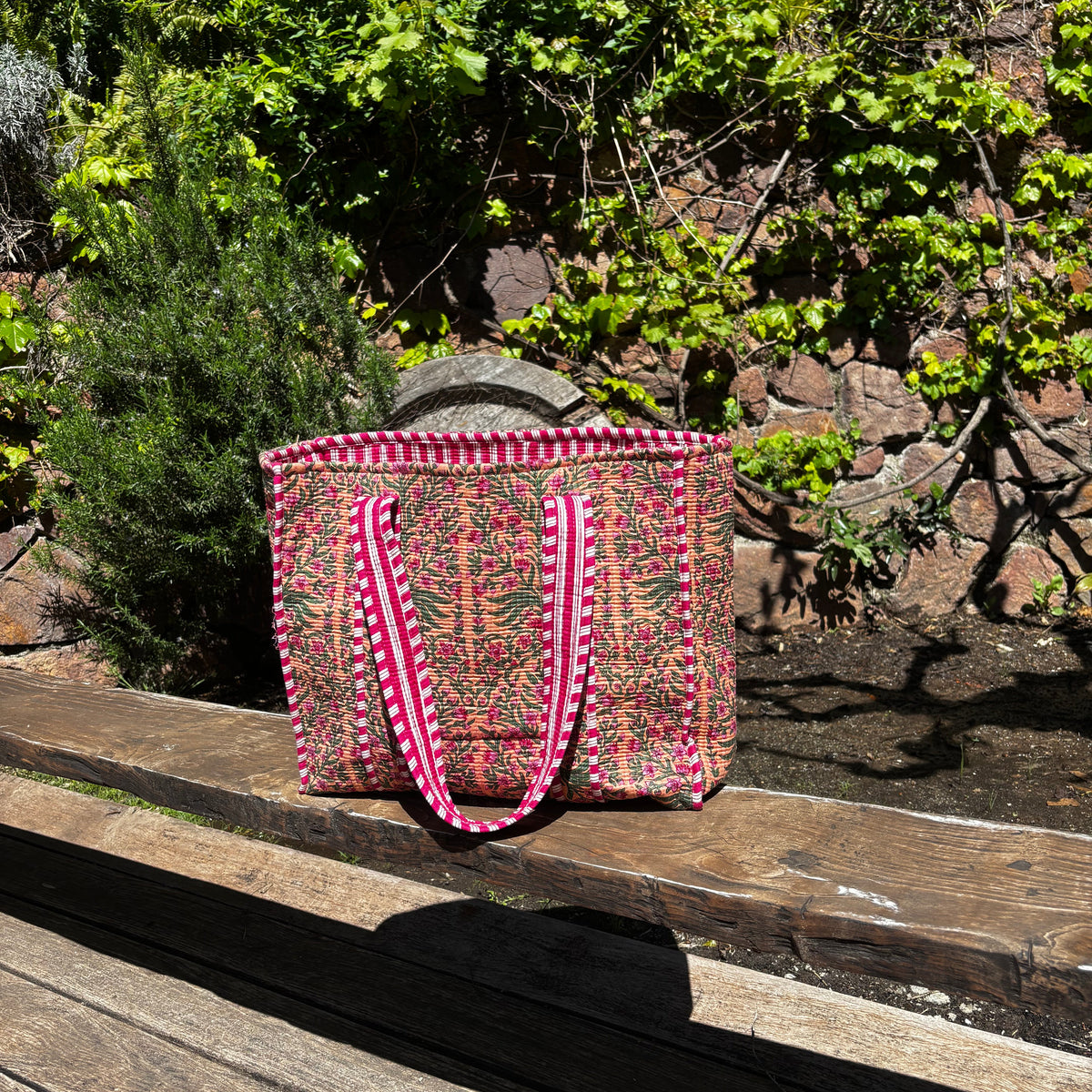 Cabas Fany – Rose Indien