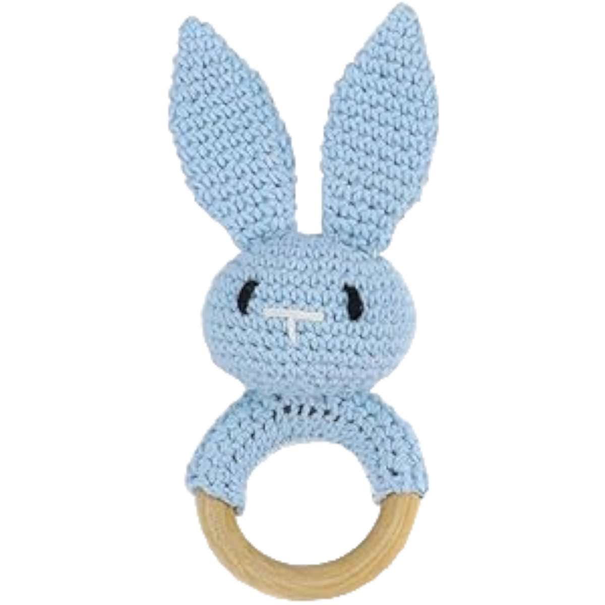 Hochet Lapin Bleu